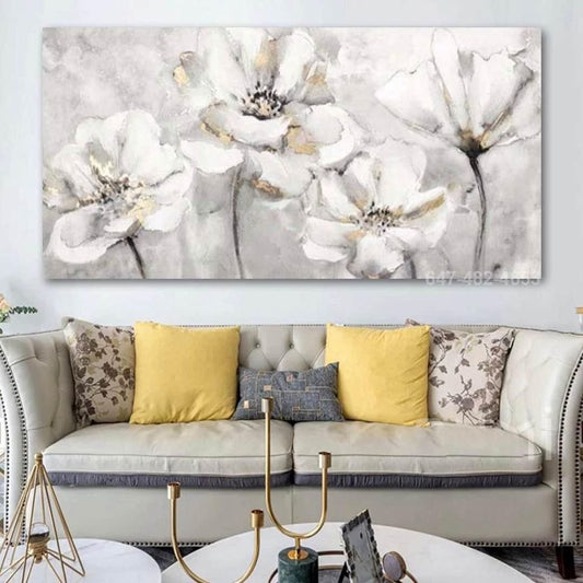 Gold Flower Ready-To-Hang Canvas