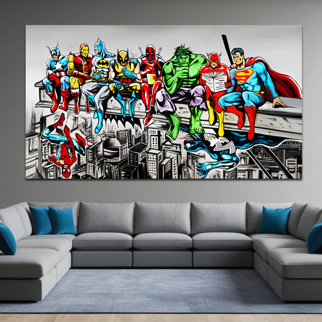 Superhero Ready-To-Hang Canvas