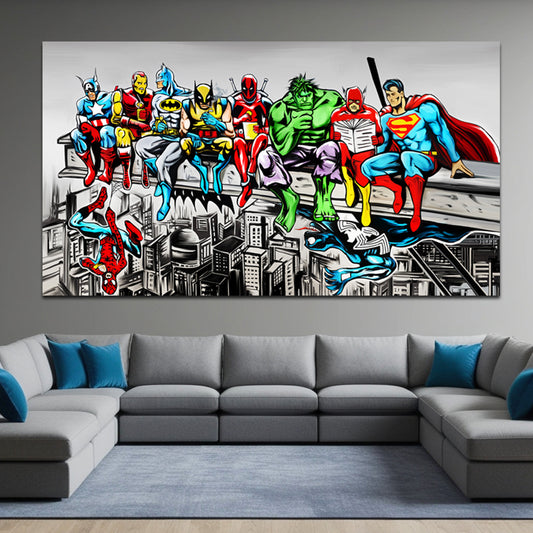 Superhero Ready-To-Hang Canvas